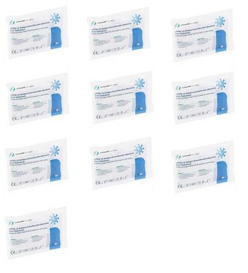10 Stück Safecare Corona Schnelltest Selbsttest COVID-19 Antigen Test Laien