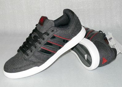 Adidas G95159 Bian 3 Canvas Tenis Schuhe Skater Running Sneaker 44 Schwarz Weiß