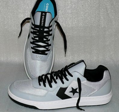 Converse 163209C Rival OX Leder Mesh Schuhe Sneaker Boots 46,5 Wolf Grey Black W