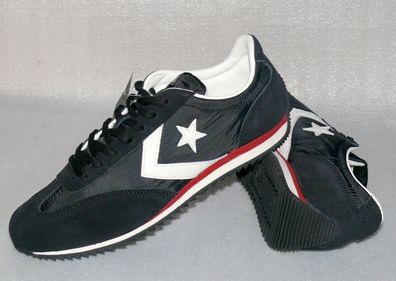 Converse 161230C ALL STAR Trainer OX Rau Suede Leder Schuhe Sneaker 41 Black Wei