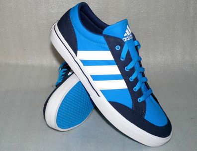 Adidas M17958 GVP Canvas STR Schuhe Ultra Running Lauf Sneaker 46 Navy Blau Weiß