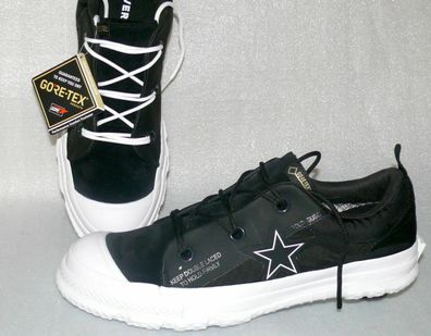 Converse 163178C ONE STAR MC18 OX Goretex Suede Schuhe Sneaker Boots 45 Black Wh