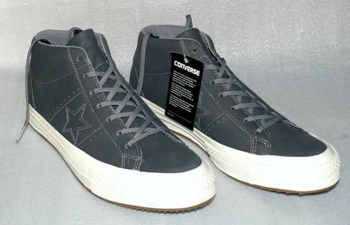 Converse 158833C ONE STAR MID Echt Leder Schuhe Sneaker Boots 46,5 Mason Egret