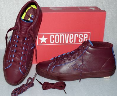 Converse 155519C ONE STAR PRO MID Leder Schuhe Sneaker Boots 41,5 46,5 Bordeaux