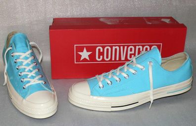 Converse 160523C CHUCK 70 OX Canvas Schuhe Sneaker Boots 46,5 Bleached AQUA Crem