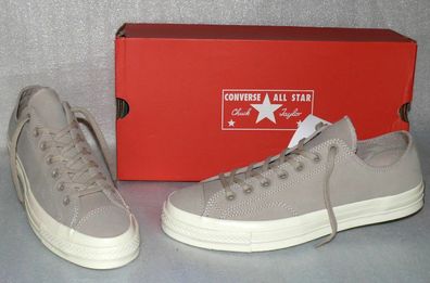 Converse 161448C Chuck 70 OX Leder Schuhe Sneaker Boots 44 50 Papyrus Egret BLK