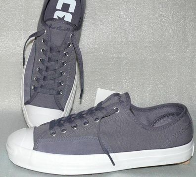 Converse 160540C JP PRO OX Canvas Rau UP Leder Schuhe Sneaker 43 Carbon Weiß