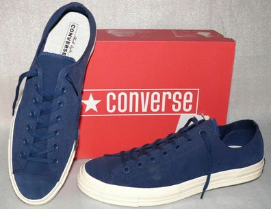 Converse 161449C ALL STAR CHUCK 70 OX Suede Leder Schuhe Sneaker 48 49 Navy Crem