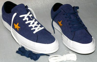 Converse 161633C ONE STAR OX Cord TEX Schuhe Sneaker Boots 42,5 46,5 Navy Weiß