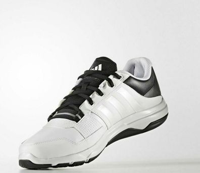 Adidas AQ6179 Gym Warrior 2 Leder Schuhe Ultra Running Sport Lauf Sneaker 46 Wei