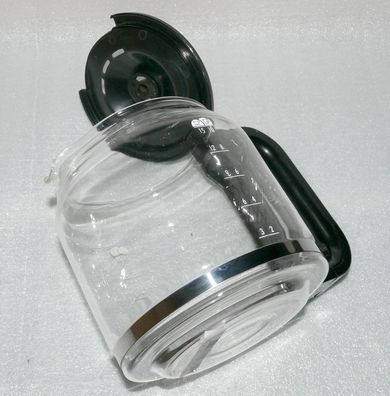 Delonghi ICM 15210 Ersatz Kaffee Glas kanne 1,2L 15T Servier Kanne Schwarz Glas