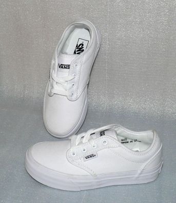 Vans Atwood Y'S Canvas Kinder Schuhe Freizeit Sneaker Gr 31 UK13 Schnee Weiß
