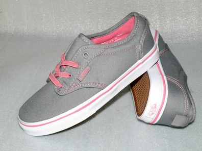 Vans Atwood LOW Z'S Canvas Schuhe Boots Sneaker Grey Pink Lemonade Gr 31 LC562