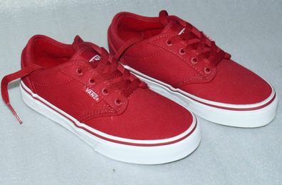 Vans Atwood Y'S Canvas Textil Schuhe Sneaker Boots Gr. 31 UK13 Red White LC356