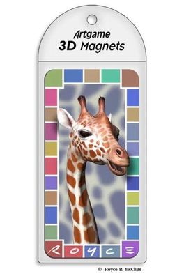 3D Magnet Giraffe