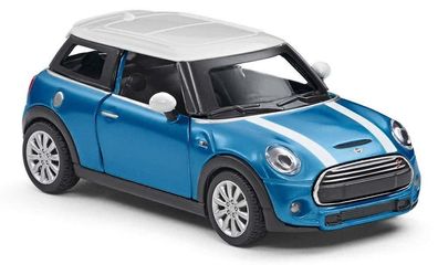 Mini Cooper S Miniatur 1:36 Modellauto Miniatur Rückziehauto 80442447939 Blau