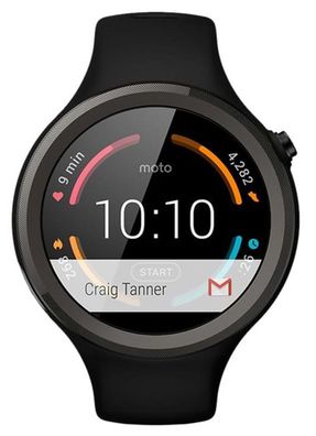 Motorola Moto 360 Sport Smartwatch Black Neuware ohne Vertrag DE Händler