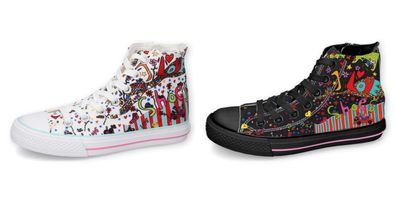 Dockers by Gerli Canvas Damen Sneaker High Top Schuhe X-Art Limitiert