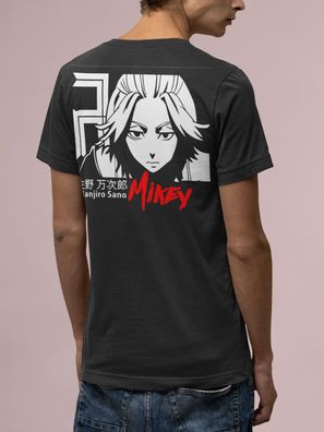 Herren T-Shirt Bio Baumwolle Anime Tokyo Revengers manjiro sano Streetwear Shirt