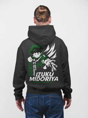 Kapuzenjacke Herren Izuku Midoriya My Hero Academia Hoody Streetwear Anime