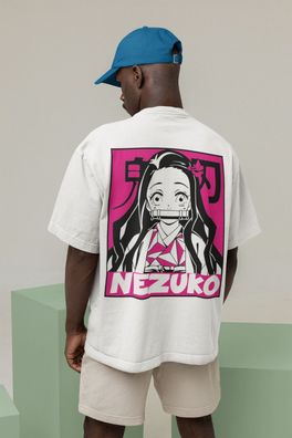 Herren T-Shirt Bio Demon Slyer Nezuko Dämon Anime Streetwear manga Fashion