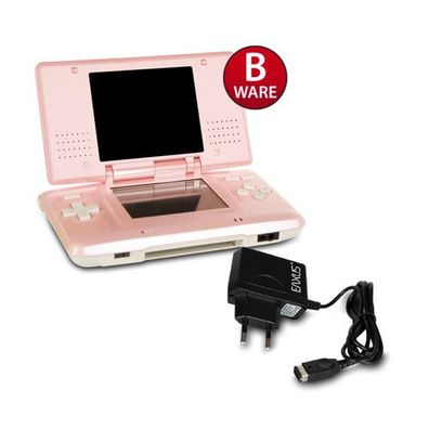 Nintendo DS Konsole in Metallic Rosa mit Ladekabel #62B