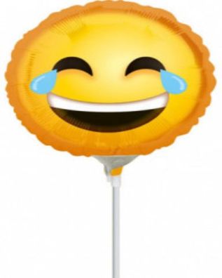 Laughing Emoticon Folienballon 23 cm