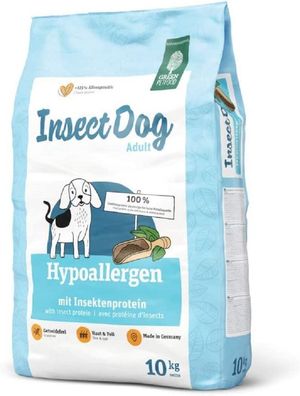 Green Petfood ¦InsectDog Hypoallergen 1x 10kg ¦ Trockenfutter