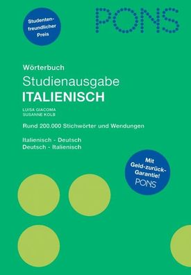 PONS W?rterbuch Studienausgabe Italienisch f?r Schule und Studium: Italieni ...