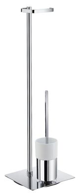 Outline WC -Bürstengarnitur mit Toilettenpapierhalter Standmodell FK322P Retourenware