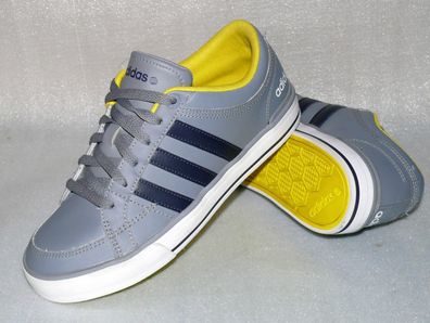 Adidas F39159 BBNEO Skool Leder Schuhe Ultra Running Lauf Sneaker 40 2/3 Grau