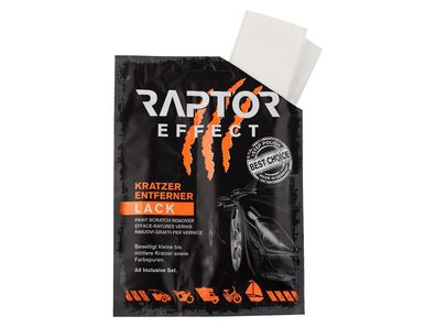 Raptor Effect Kratzer-Entferner Lackreparatur + Poliertuch Lack Politur Set