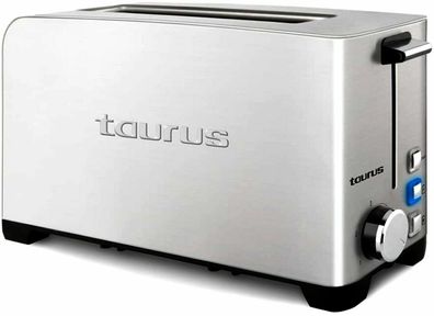 Taurus My Toast Legend Toaster Extra Breite Langschlitz 1050W 5 Stufen Edelstahl