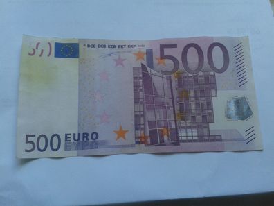 500 euro Banknote Geldschein 2002 Wim Duisenberg seltene X0 Serie 500€ Schein