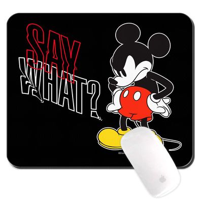 Mauspad Mousepad Disney Mickey Maus Say What?