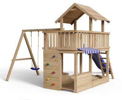 Anbauturm für mehr Spaß im Garten Spielturm Alex Kompakt 232 