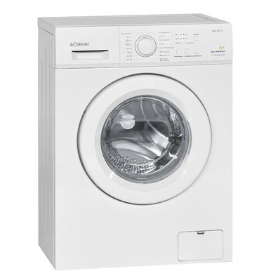 BOMANN Waschmaschine WA 5721 LED-Anzeige 9 Waschprogramme 6kg 1000 U/ min 1750 W