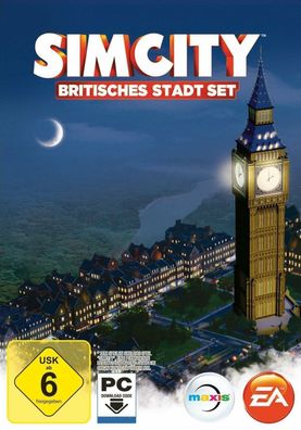 SimCity - Britisches Stadt-Set Add-on (PC Nur Origin Key Download Code) No DVD