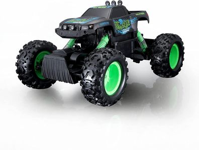 Maisto Tech Ferngesteuertes Auto Rock Crawler (schwarz, 32cm) Monster Truck
