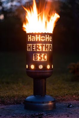 Feuerkorb Hertha BSC HaHoHe Gasflasche Fussball Feuerflair
