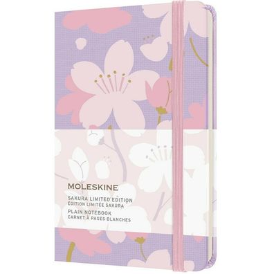 Moleskine "Sakura 2021" Hardcover Pocket A6 Blanko Rosa