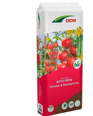 Cuxin DCM Aktiv-Erde Tomaten und Naschgemüse Gemüseerde 20 l