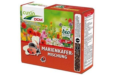 Cuxin DCM Blumensamen mit organischem Dünger Marienkäfer-Mischung Samen 260 g