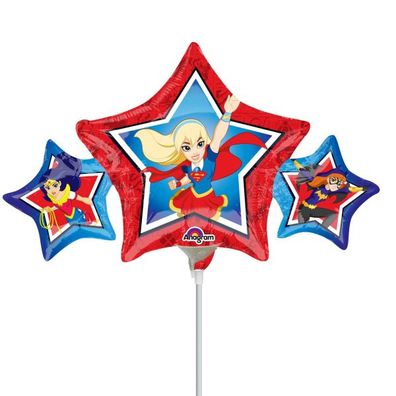 DC Hero Girls Mini Folienballon 27 cm