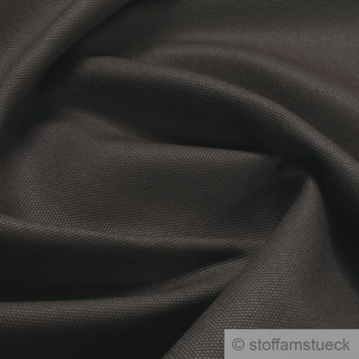 Stoff Baumwolle Panama dunkelbraun gebürstet breit Polsterstoff 37.000 Martindal