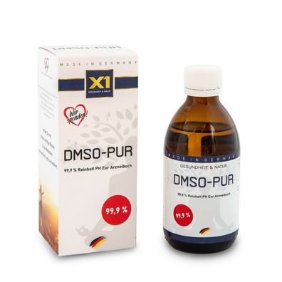 DMSO 250ml Dimethylsulfoxid 99,9% Reinheit (Ph. Eur), Braunglas, Made in Germany