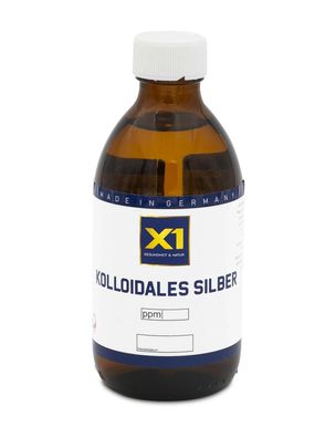 Kolloidales Silberwasser 50ppm 250ml mit Herstelldatum! + Made in Germany