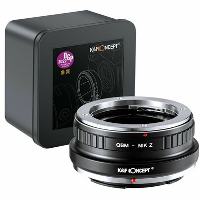 K&F Concept Adapter Rollei QBM Objektiv auf Nikon Z Kamera, Rollei QBM-Nikon Z