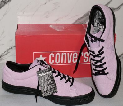 Converse 155342C ONE STAR 74 OX Fuzzi Leder Schuhe Sneaker Boots 46,5 Mauve Mist