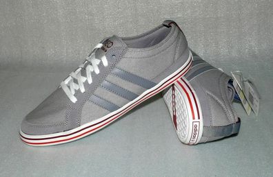 Adidas Q26352 VLNEO Slimsoll Ortholite Canvas Leder Schuhe Ultra Sneaker 46 Grau